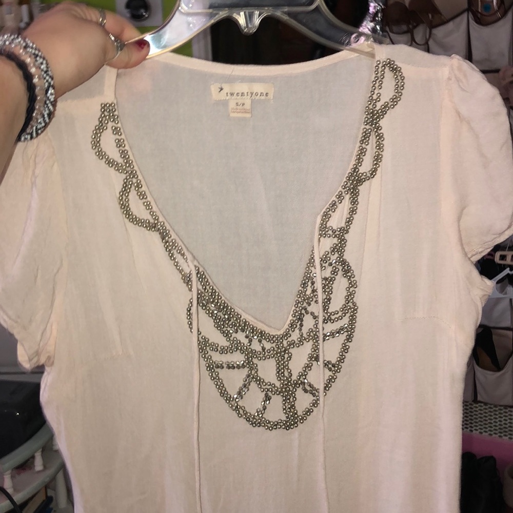 Top/dress with beautiful beading